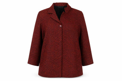 Womens UK Size 18 ELVI Red Overcoat