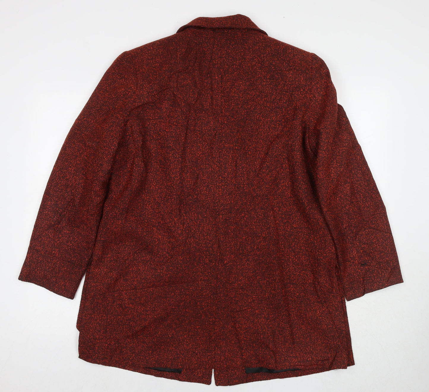 Womens UK Size 18 ELVI Red Overcoat