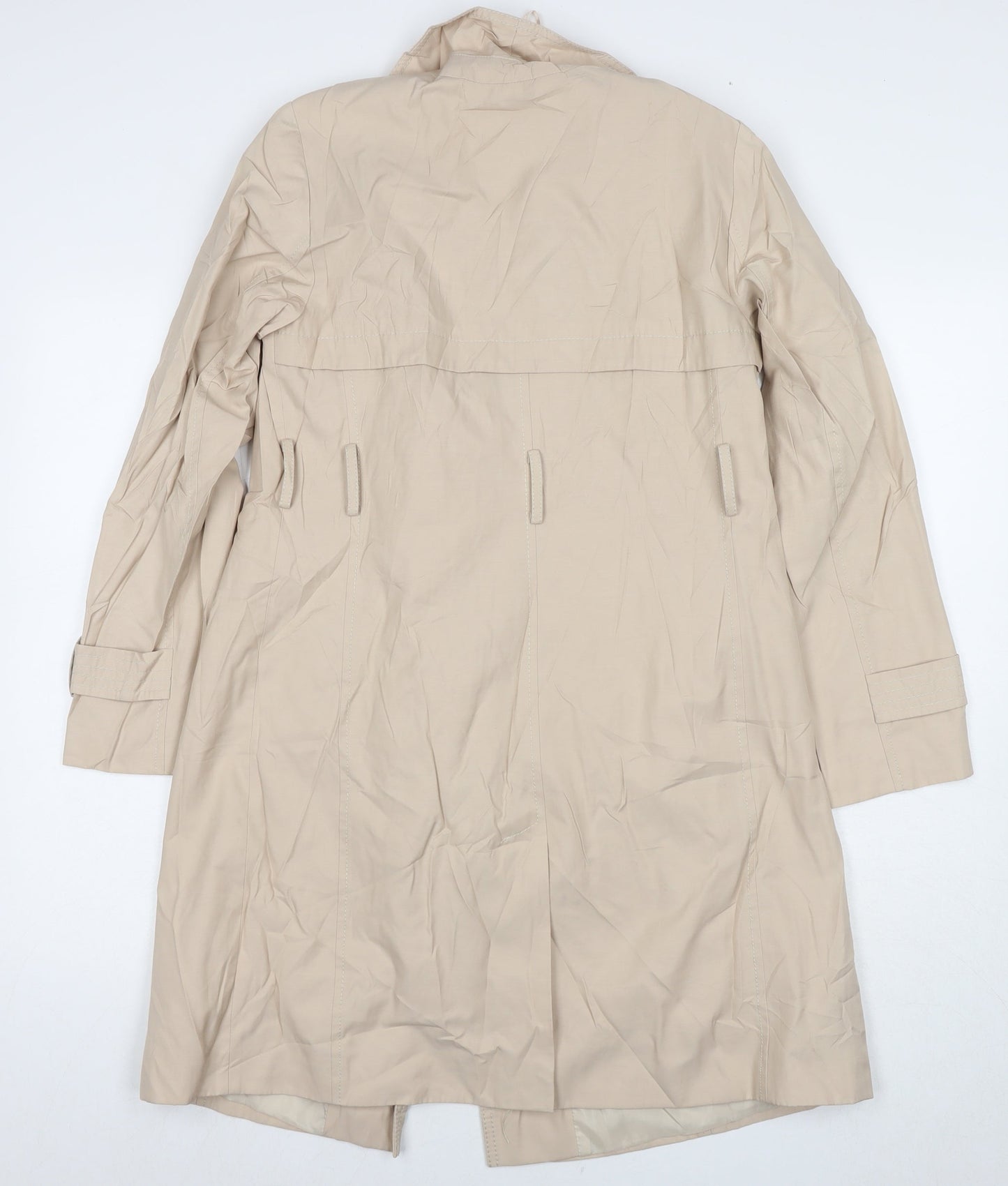 Womens UK Size 8 Dorothy Perkins Beige Trench Coat