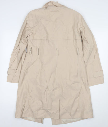 Womens UK Size 8 Dorothy Perkins Beige Trench Coat