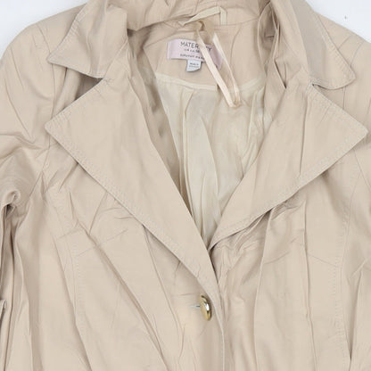Womens UK Size 8 Dorothy Perkins Beige Trench Coat