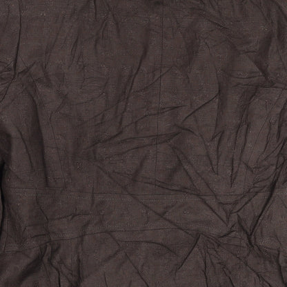 Principles Womens Brown Jacket Blazer Size 14 Button