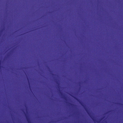 Brookside Womens Purple Jacket Blazer Size 16 Button