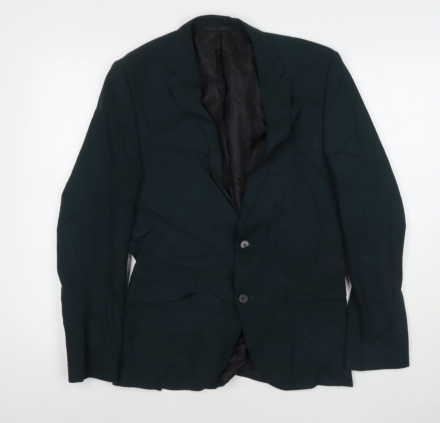 Mens UK Size 36 Selected Homme Regular Green Suit Jacket