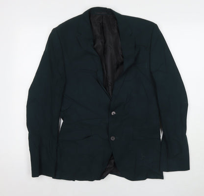 Mens UK Size 36 Selected Homme Regular Green Suit Jacket