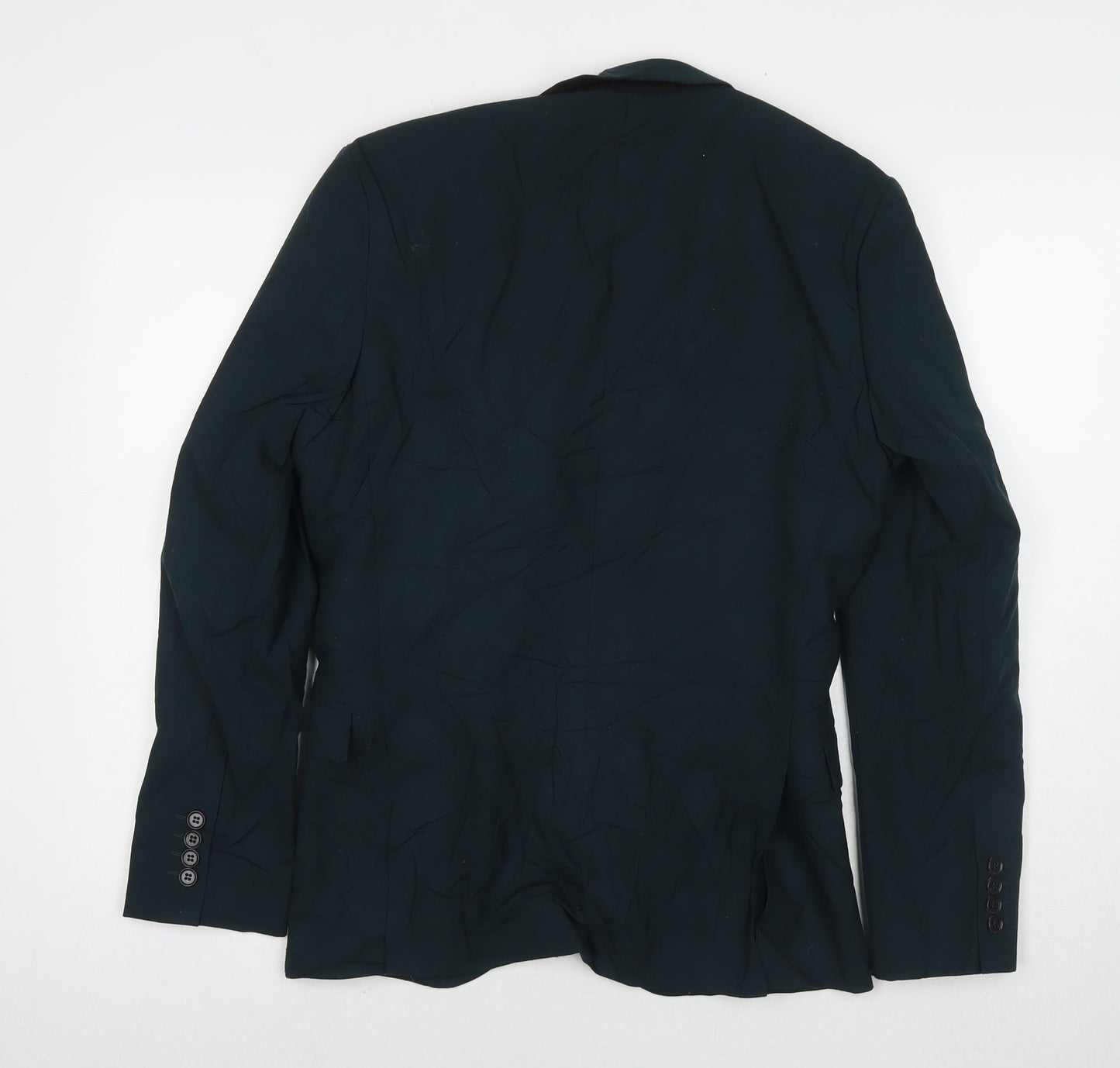 Mens UK Size 36 Selected Homme Regular Green Suit Jacket