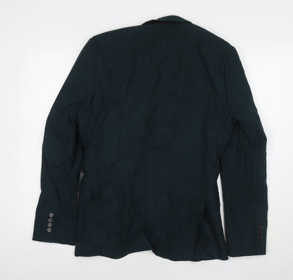 Mens UK Size 36 Selected Homme Regular Green Suit Jacket