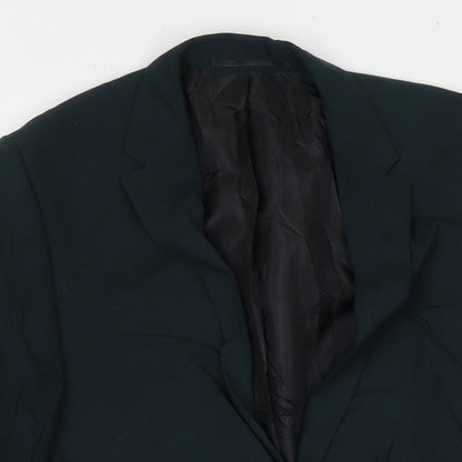 Mens UK Size 36 Selected Homme Regular Green Suit Jacket
