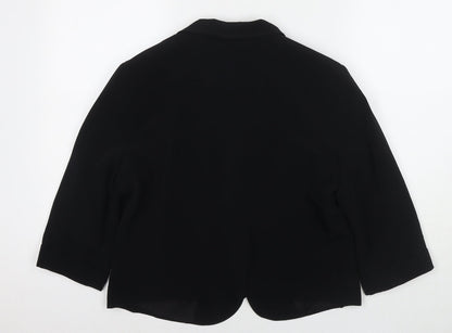 Womens UK Size 14 Marks and Spencer Black Jacket