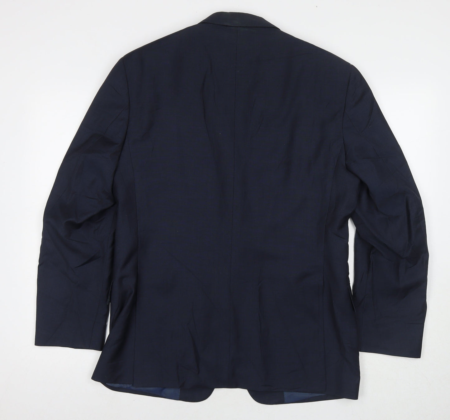 Mens UK Size 40 Marks and Spencer Regular Blue Suit Jacket