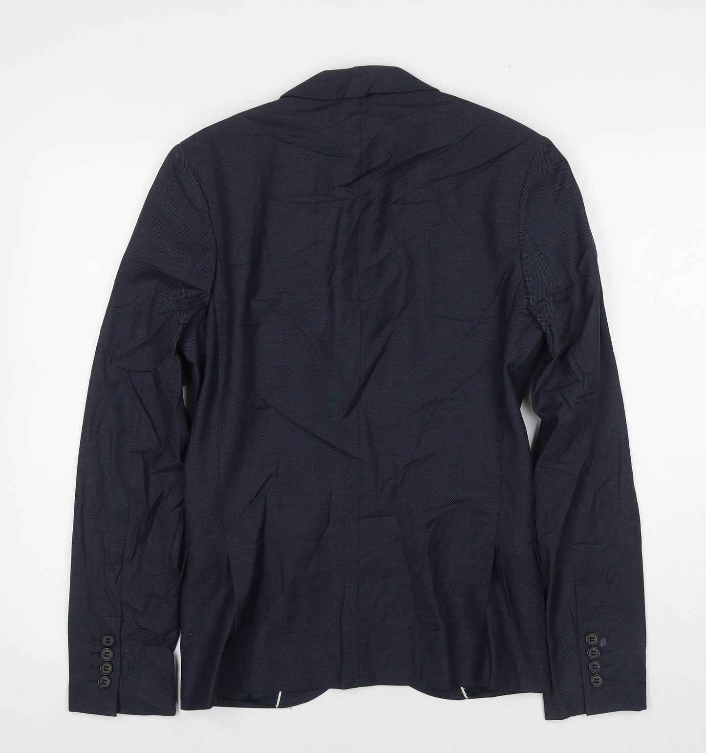 Mens UK Size 34 Topman Regular Blue Suit Jacket