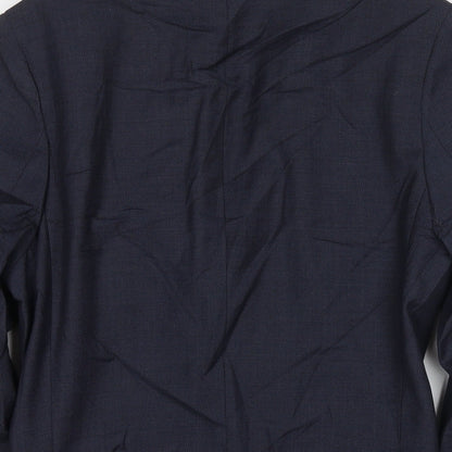 Mens UK Size 34 Topman Regular Blue Suit Jacket