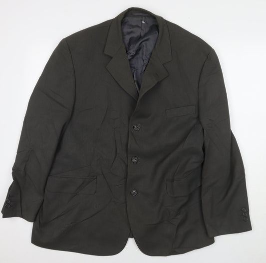 Mens UK Size 44 Debenhams Regular Green Suit Jacket