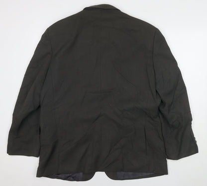 Mens UK Size 44 Debenhams Regular Green Suit Jacket