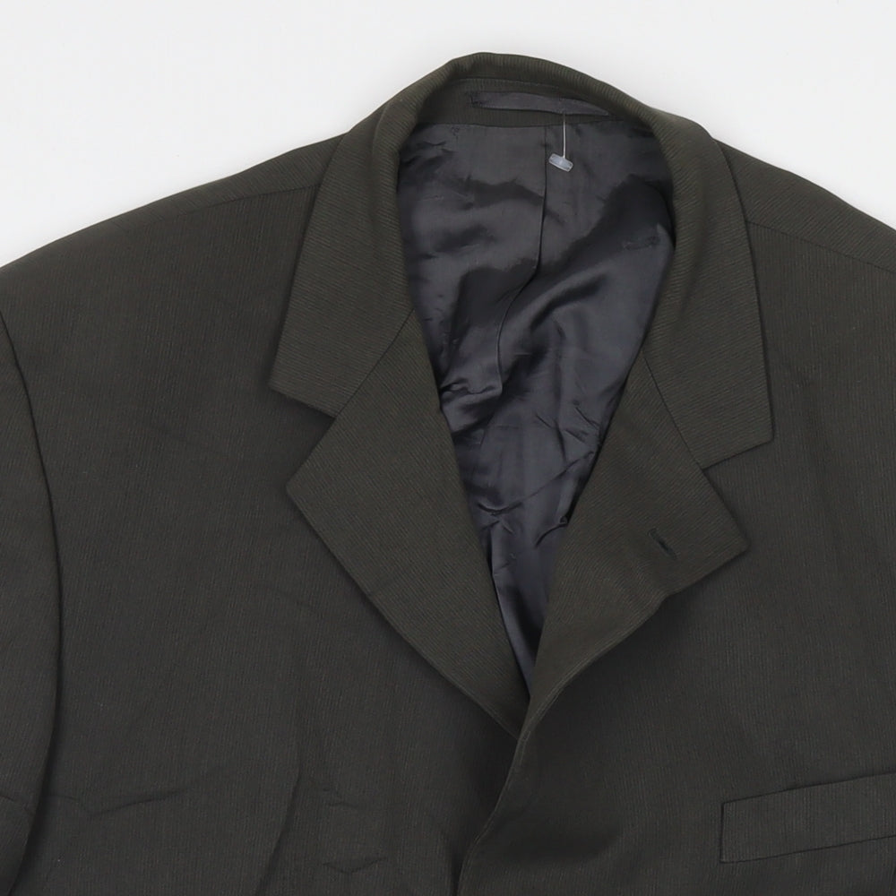 Mens UK Size 44 Debenhams Regular Green Suit Jacket