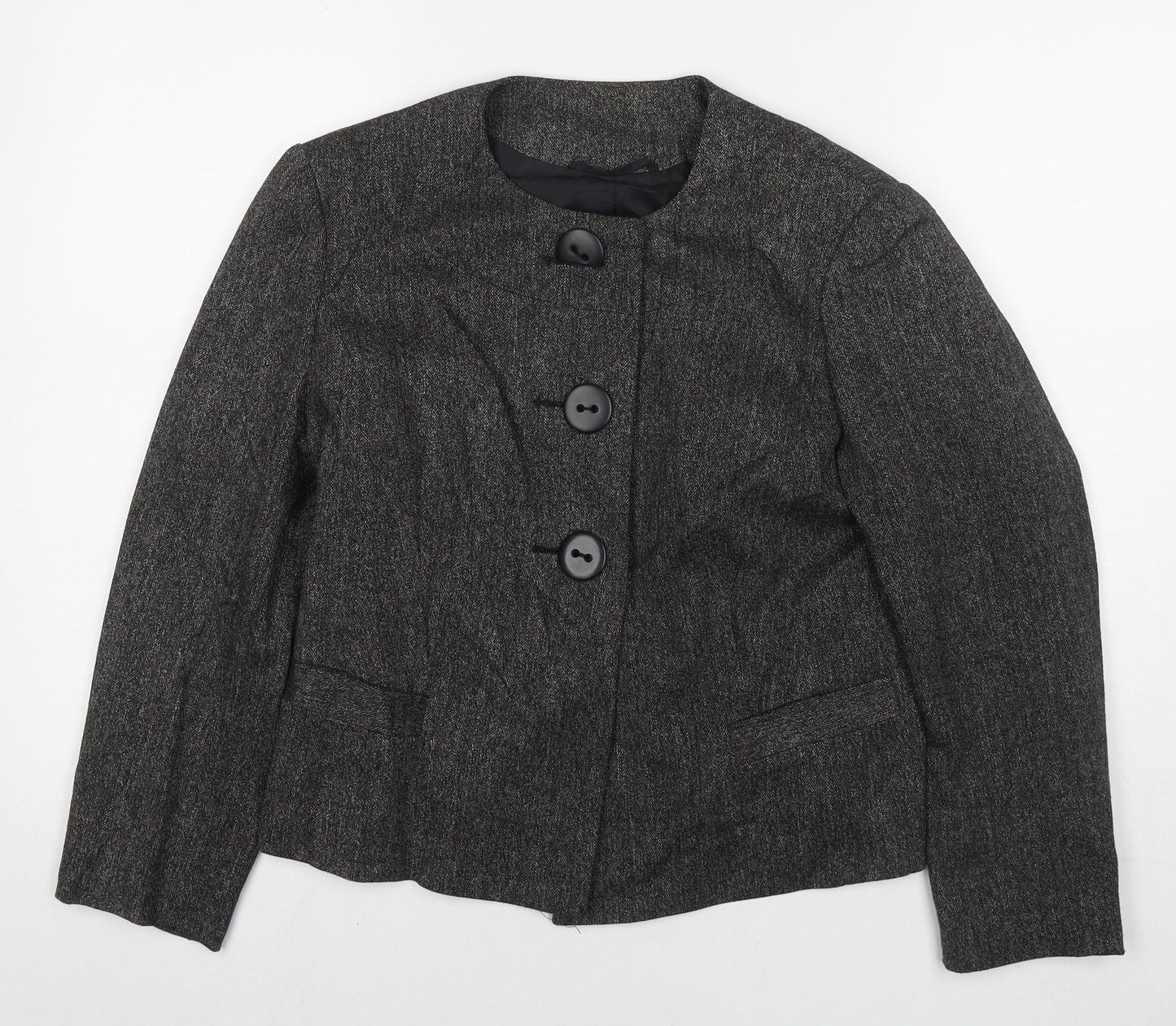 Womens UK Size 12 M&Co Grey Jacket