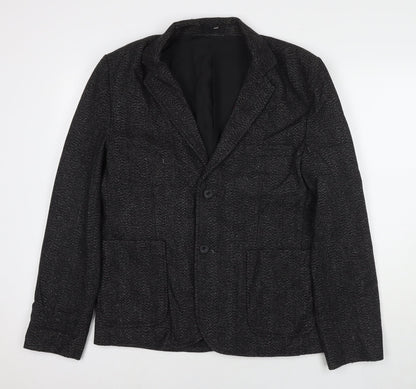 Mens UK Size L Bellfield Black Jacket