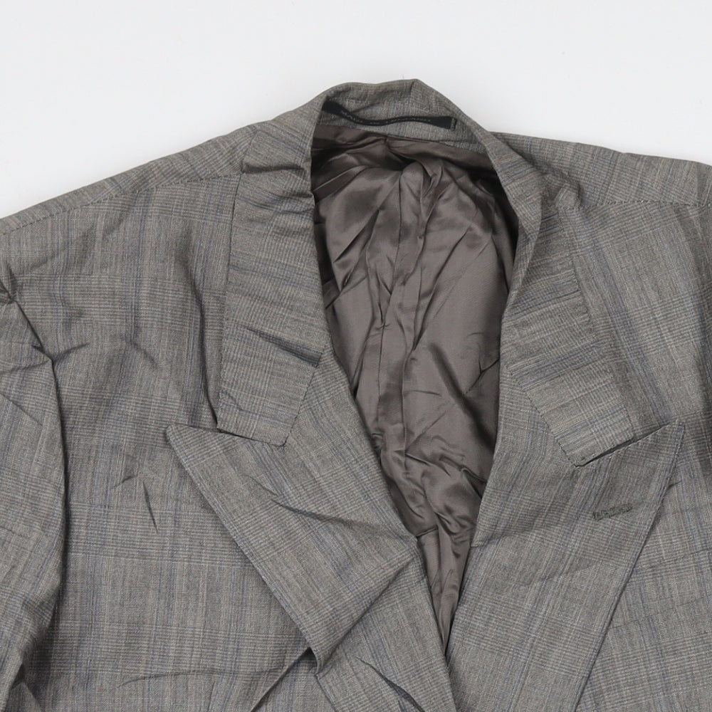 Mens UK Size 44 The Label Regular Grey Suit Jacket