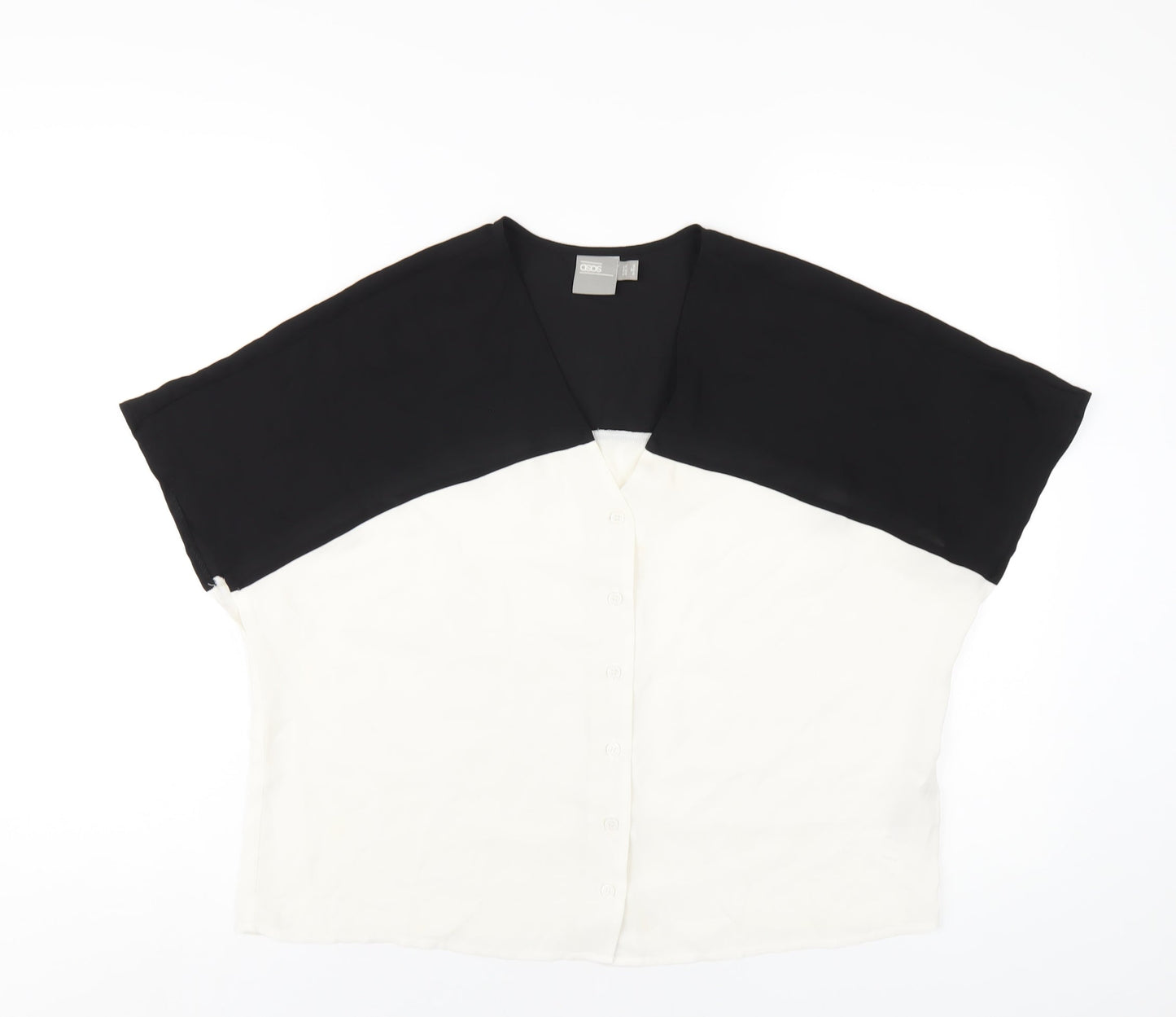 Womens UK Size 8 ASOS White Basic T-Shirt