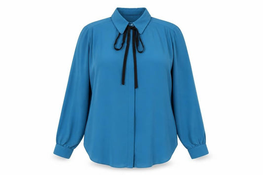 Marks & Spencer Womens Blue Polyester Basic Button-Up Size 16 Collared