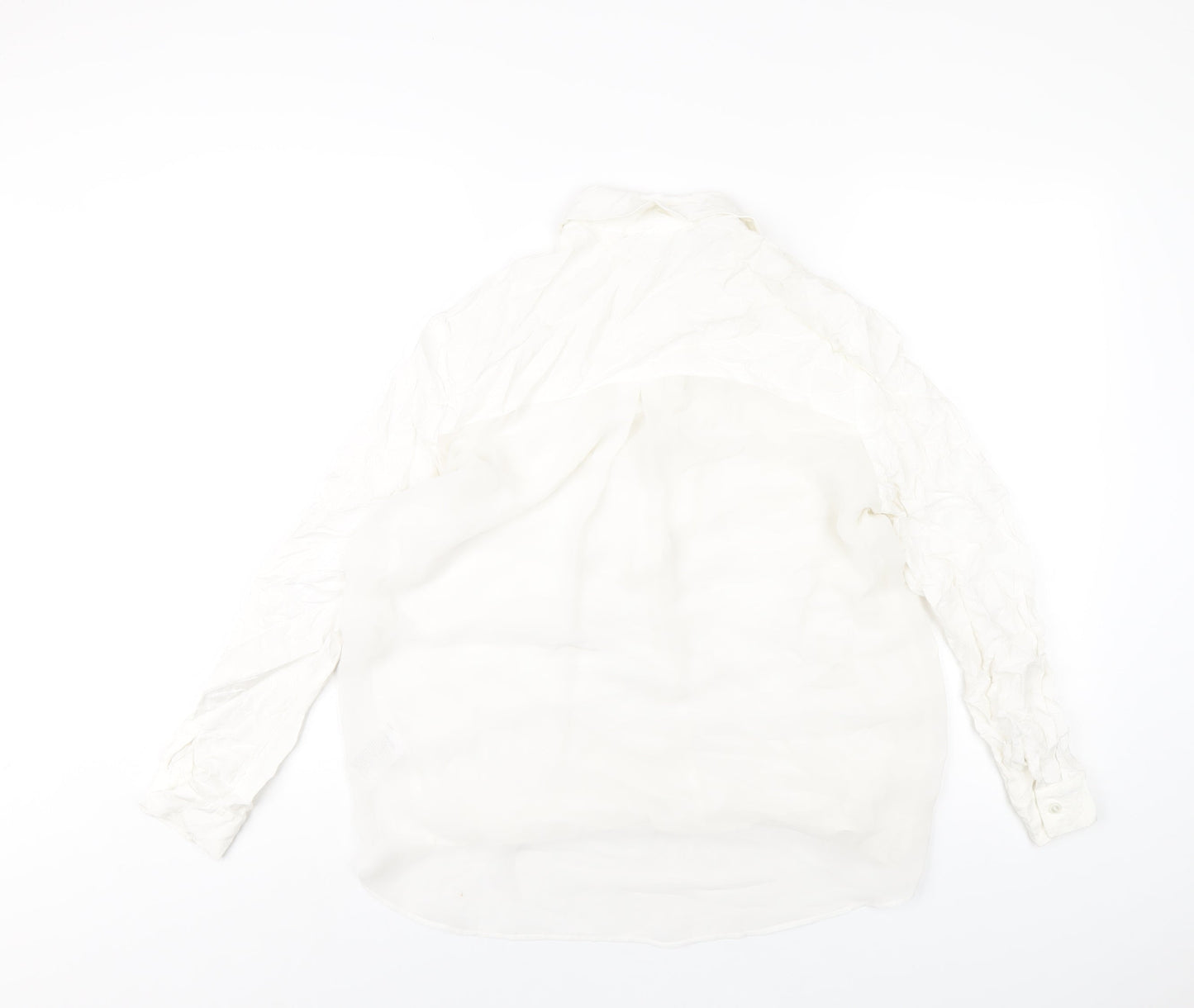 Womens UK Size S Cooperative White Basic Blouse