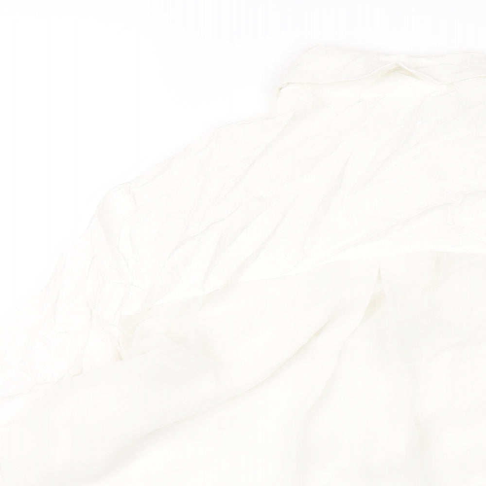 Womens UK Size S Cooperative White Basic Blouse
