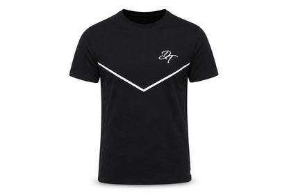 Devote Mens Black Cotton T-Shirt Size S Round Neck