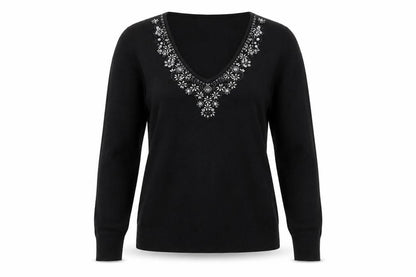 Womens UK Size 12 BHS Black Basic T-Shirt
