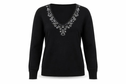 Womens UK Size 12 BHS Black Basic T-Shirt