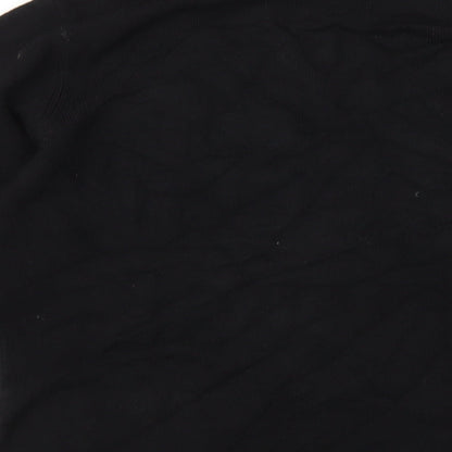Womens UK Size 12 BHS Black Basic T-Shirt