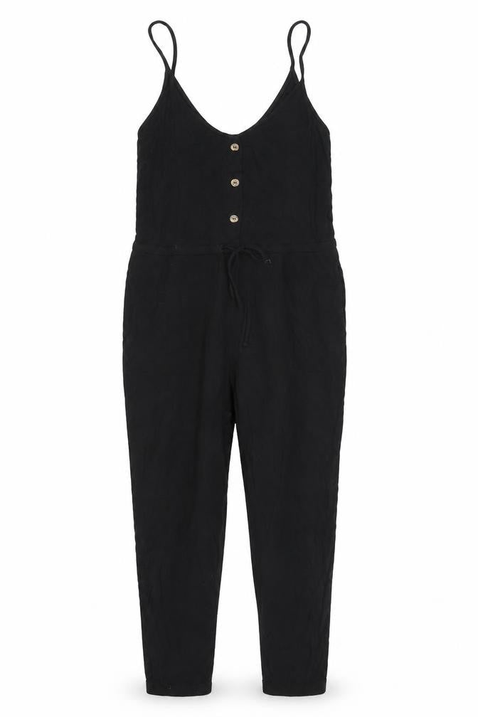 Womens UK Size 12 Topshop One-Piece Black Jumpsuit