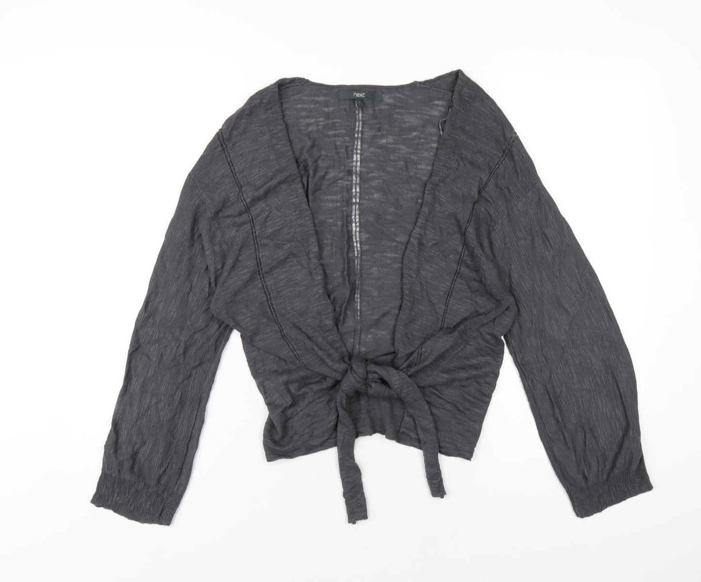 Womens UK Size S NEXT Grey Cardigan Jumper