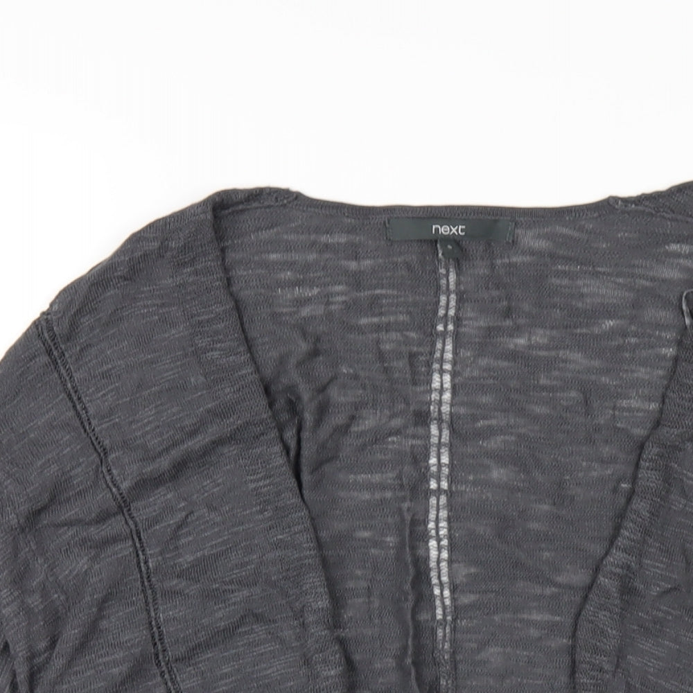 Womens UK Size S NEXT Grey Cardigan Jumper