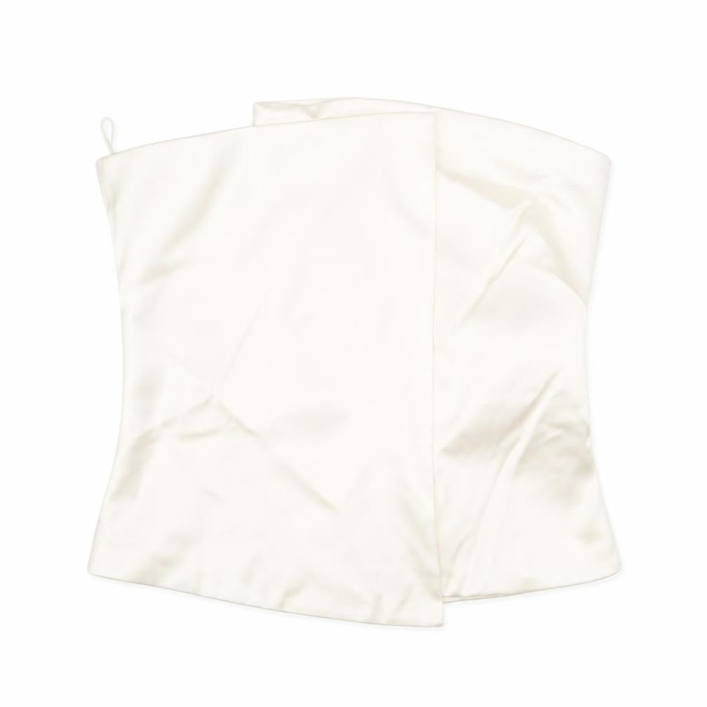 Womens UK Size S Zara Ivory Basic T-Shirt