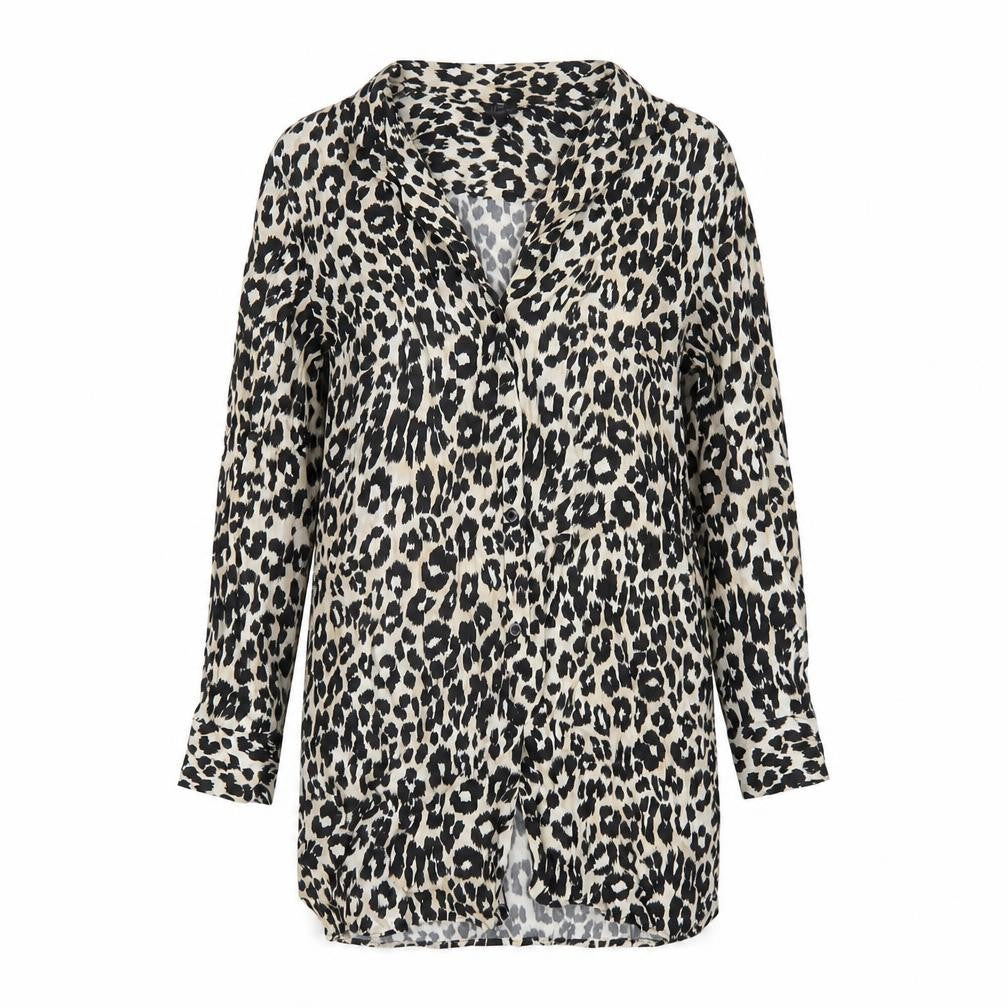 Womens UK Size 10 Topshop Beige Basic Button-Up