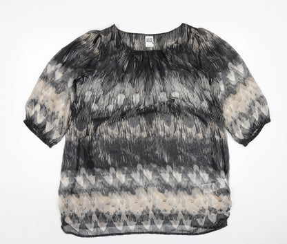 Womens UK Size L VERO MODA Multicoloured Basic T-Shirt