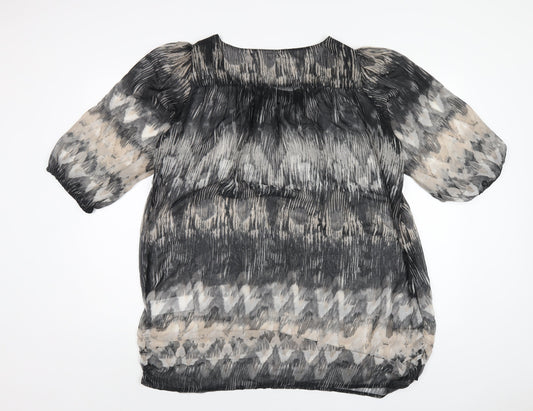 Womens UK Size L VERO MODA Multicoloured Basic T-Shirt