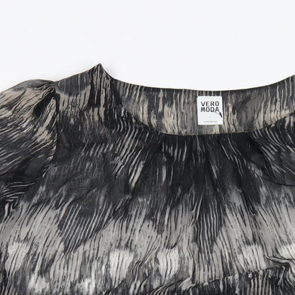 Womens UK Size L VERO MODA Multicoloured Basic T-Shirt