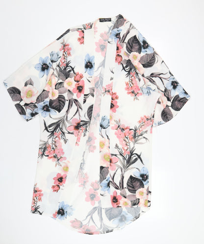 Womens UK Size 10 Select Multicoloured Kimono Blouse