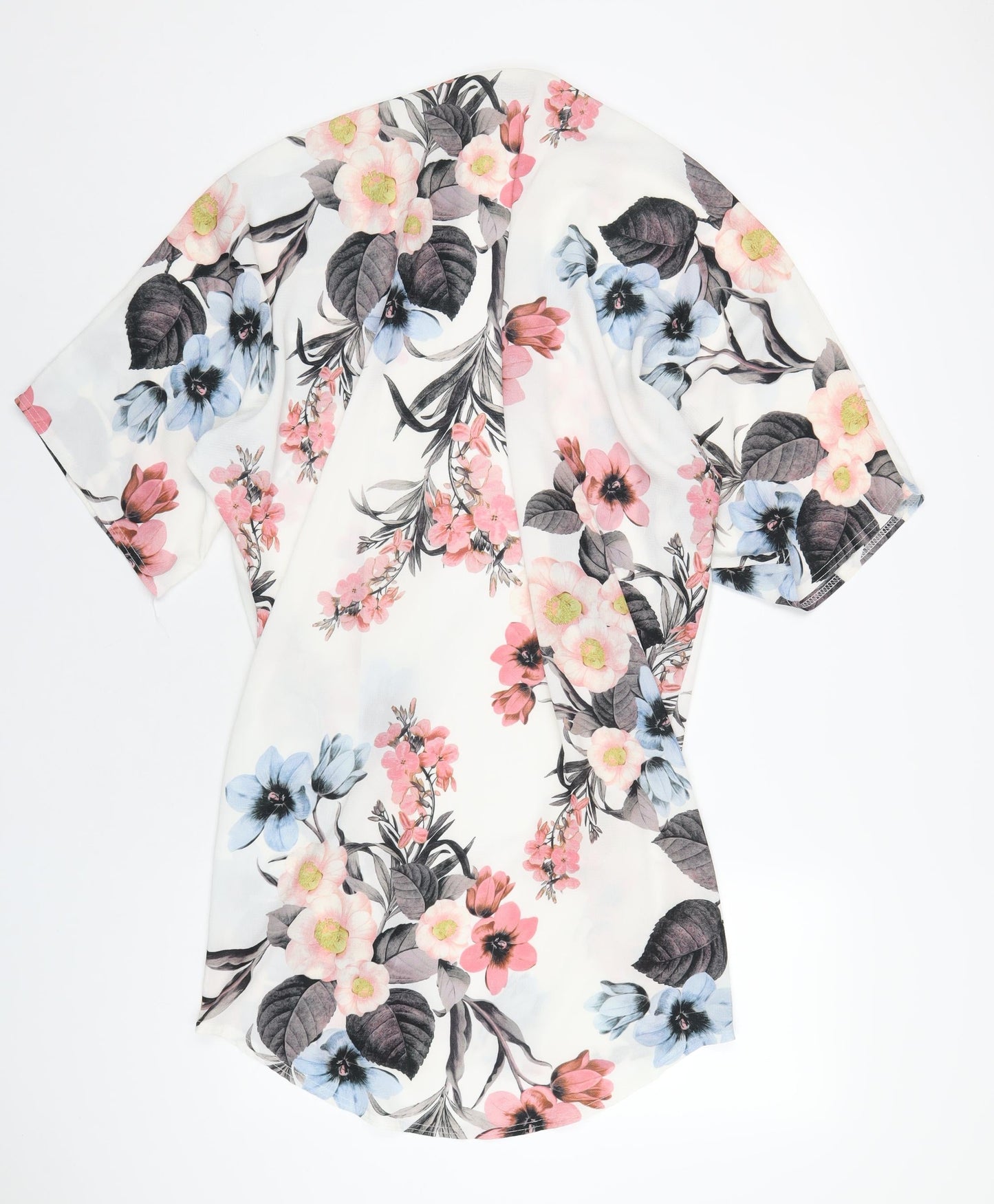 Womens UK Size 10 Select Multicoloured Kimono Blouse
