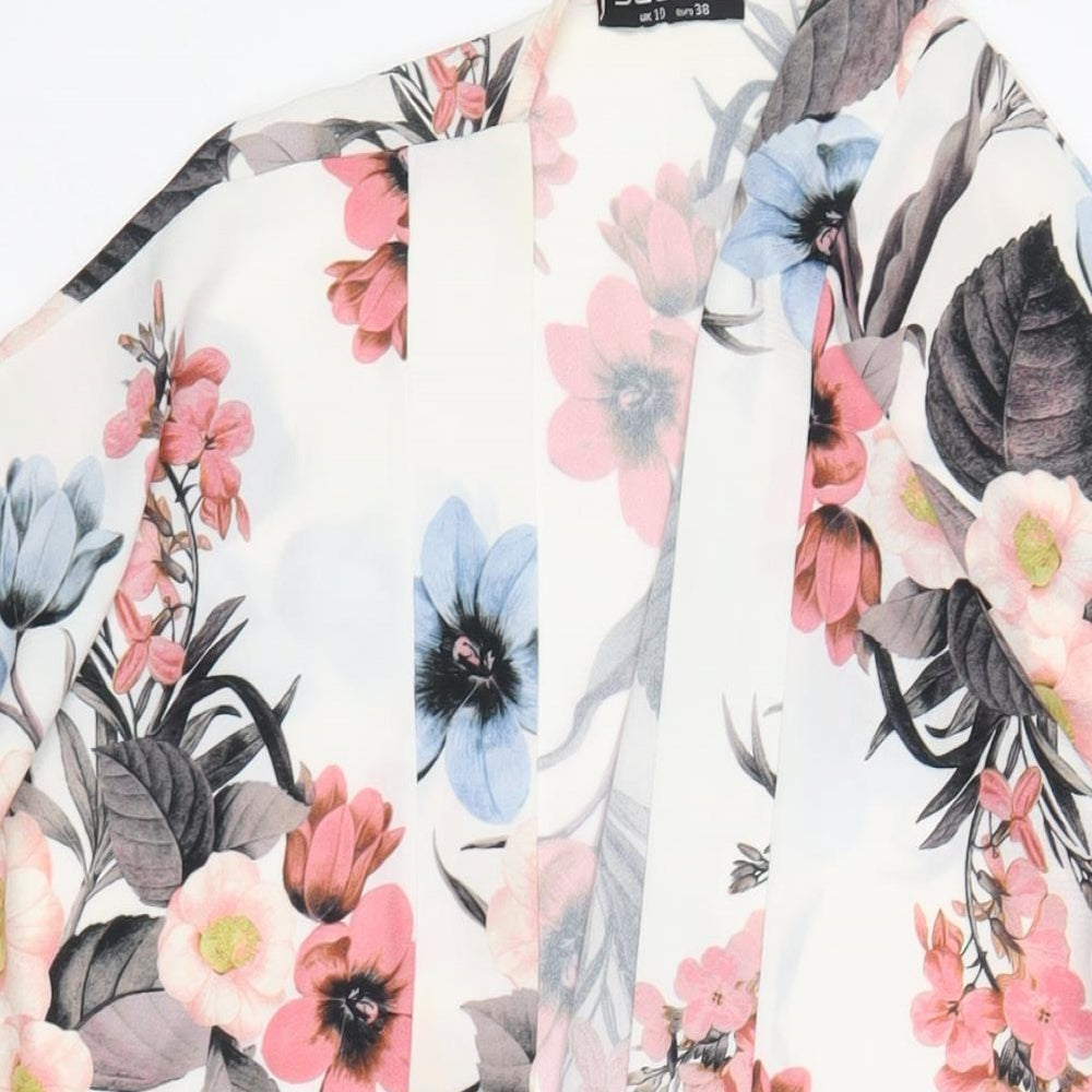 Womens UK Size 10 Select Multicoloured Kimono Blouse