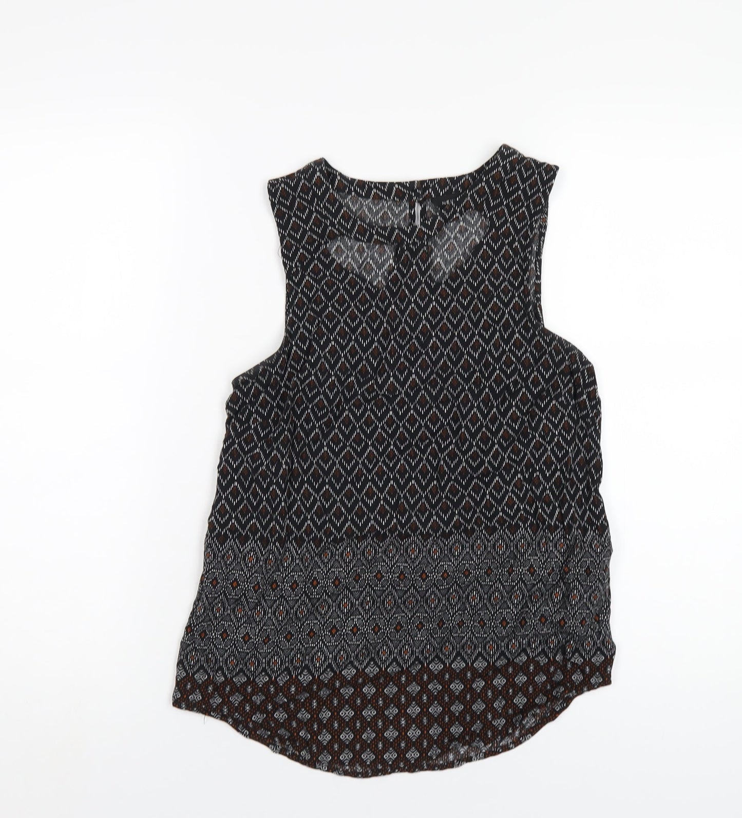 Womens UK Size 8 New Look Black Basic Tank