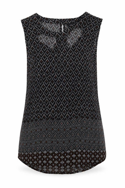 Womens UK Size 8 New Look Black Basic Tank
