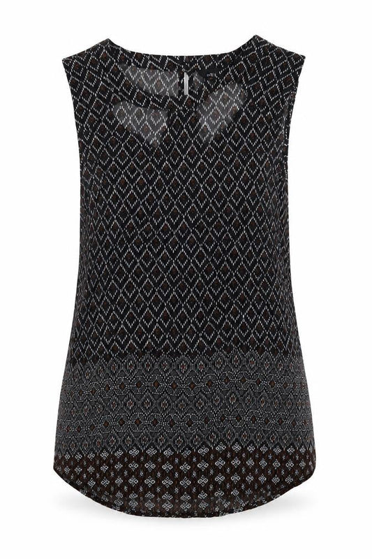 Womens UK Size 8 New Look Black Basic Tank