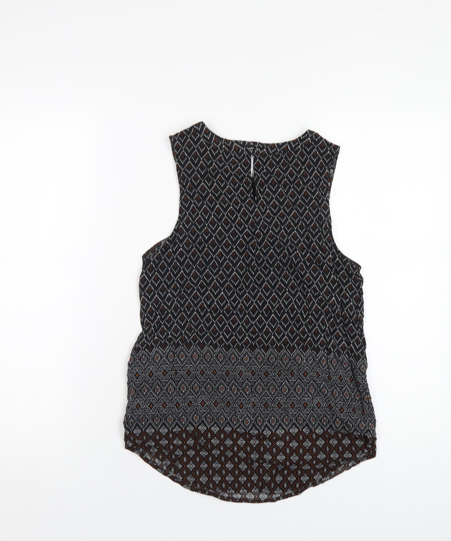 Womens UK Size 8 New Look Black Basic Tank