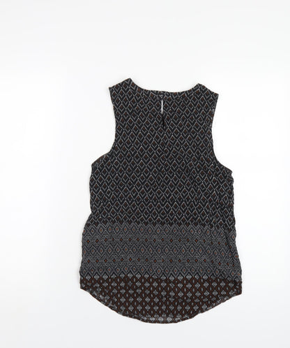 Womens UK Size 8 New Look Black Basic Tank