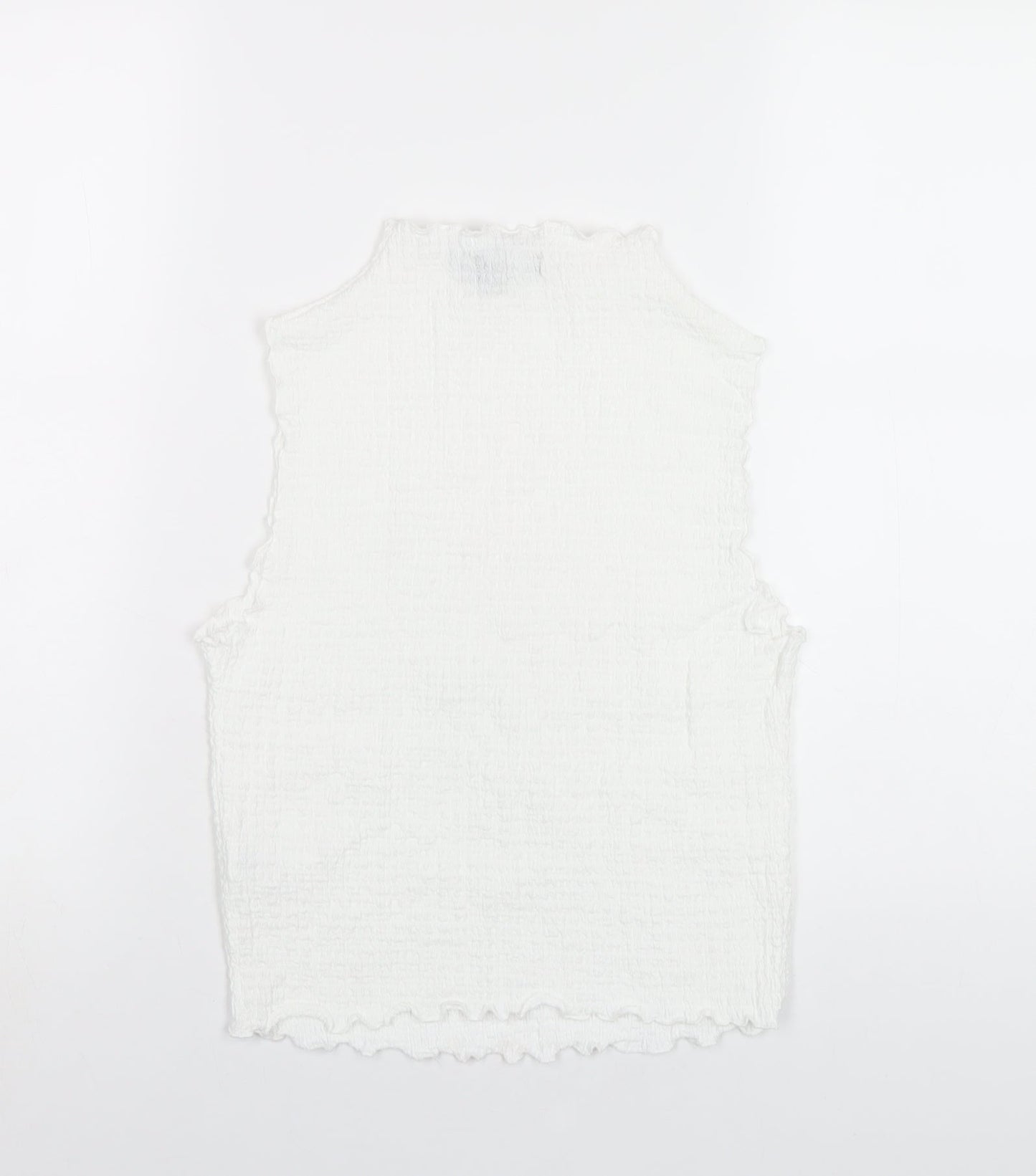 Womens UK Size 14 New Look White Basic T-Shirt
