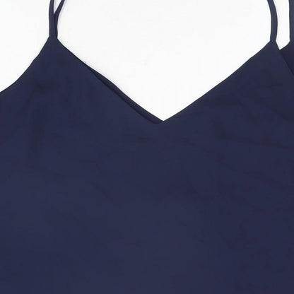 Womens UK Size 14 Oasis Blue Camisole T-Shirt
