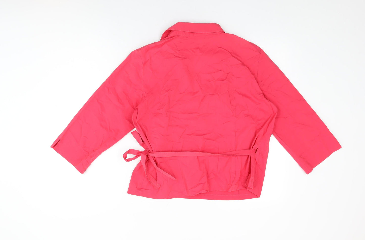Womens UK Size 18 Marks and Spencer Pink Wrap T-Shirt