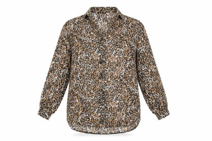 Womens UK Size 12 Et Vous Multicoloured Basic Button-Up